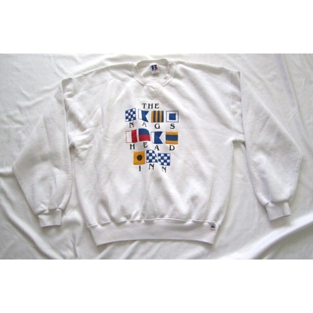 Vtg Russell Athletic Nag Head Inn North Carolina Pullover Sweatshirt Sz XL (MS8)